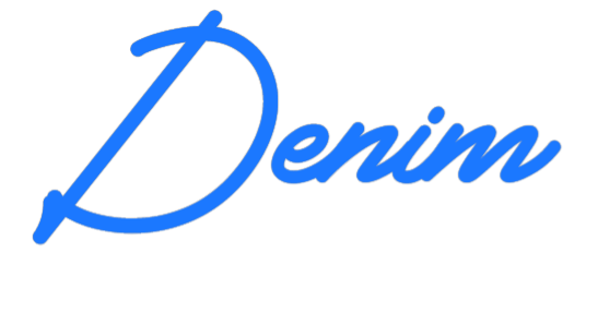 Enseigne néon personnalisée en denim
