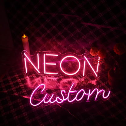 Enseigne au néon LED individuelle – Votre design, votre déclaration 
