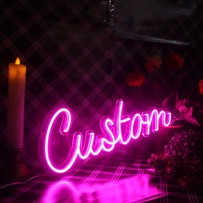 Enseigne au néon LED individuelle – Votre design, votre déclaration 