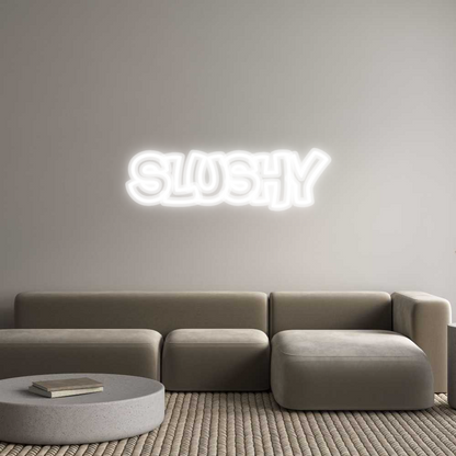 Enseigne au néon personnalisée SLUSHY